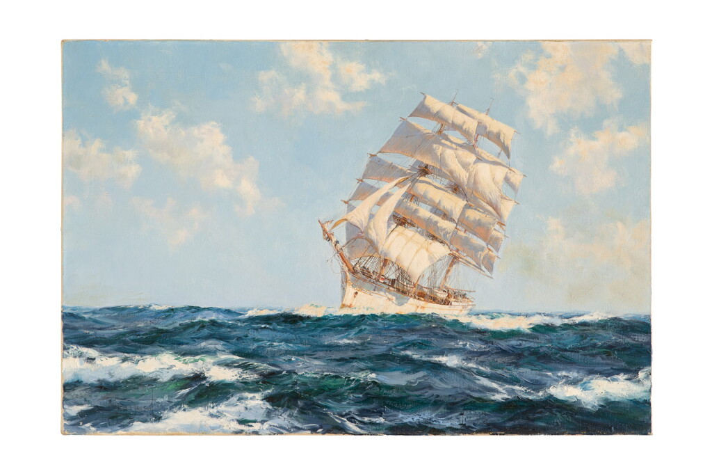 View full screen - View 1 of Lot 172. MONTAGUE DAWSON R.S.M.A., F.R.S.A. | PACIFIC DEEP, THE MARION INGLIS, 1,600TONS BUILT BY MCMILLAN IN 1896.