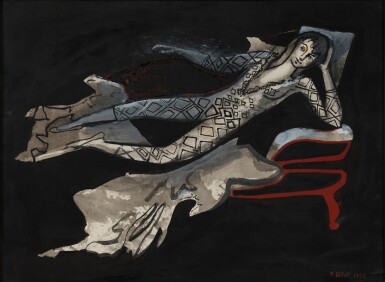 View full screen - View 1 of Lot 1253. Germaine as Harlequin.