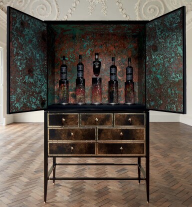 View full screen - View 1 of Lot 5501. Black Bowmore Archive Cabinet Direct From Bowmore (5 BT).