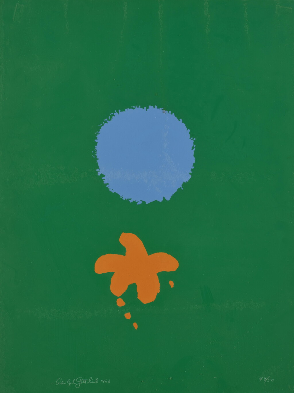 View full screen - View 1 of Lot 770. Green Ground, Blue Disc.