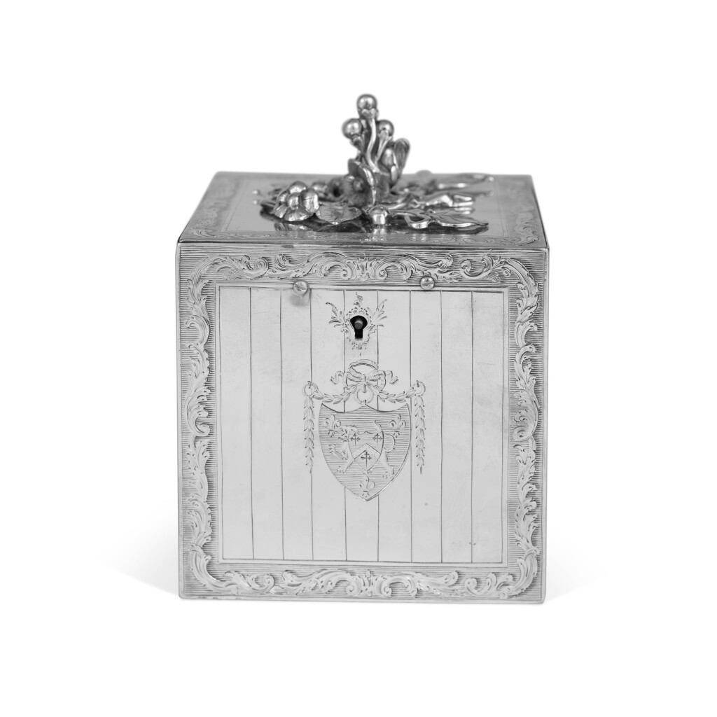 View full screen - View 1 of Lot 1826. A George III Silver Tea Caddy, Parker & Wakelin of London, Circa 1768.