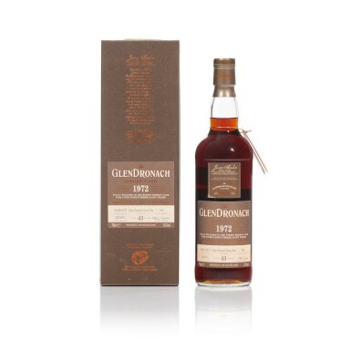 View full screen - View 1 of Lot 313. The Glendronach Single Cask 43 Year Old 51.1 abv 1972 (1 BT70).