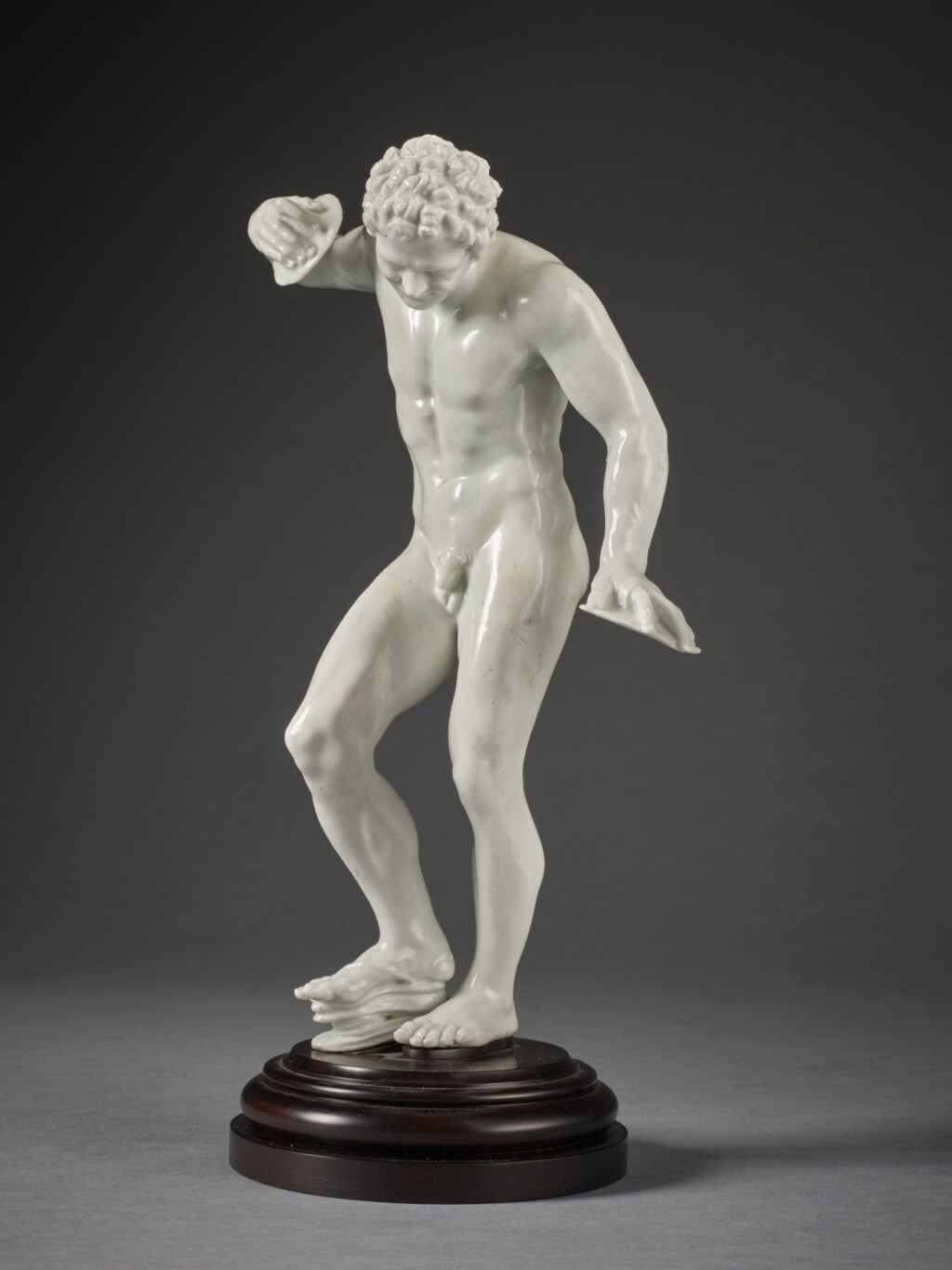 View full screen - View 1 of Lot 675. Italian, Doccia, circa 1750, after a Model by Soldani Benzi (1656-1740) Italian, Doccia, circa 1750.