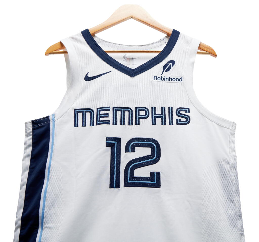 View full screen - View 1 of Lot 74. Ja Morant Memphis Grizzlies 2024-2025 Emirates NBA Cup Game Worn Association Edition Jersey .