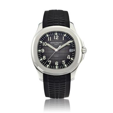 View full screen - View 1 of Lot 2115. Aquanaut, Reference 5167 | A stainless steel wristwatch with date, Retailed by Tiffany & Co., Circa 2017 | 百達翡麗 | Aquanaut 型號5167 | 精鋼腕錶,備日期顯示,由 Tiffany & Co. 發行,約2017年製.