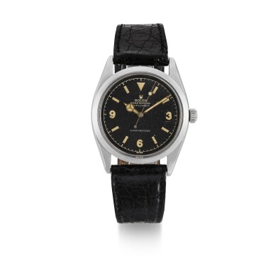 View full screen - View 1 of Lot 456. ROLEX | EXPLORER, REF 5504 STAINLESS STEEL WRISTWATCH CIRCA 1960.