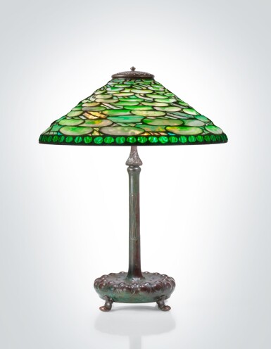 View full screen - View 1 of Lot 415. “Lily Pad” Table Lamp.
