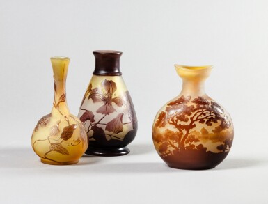 View full screen - View 1 of Lot 708. Three vases, circa 1904-1914.