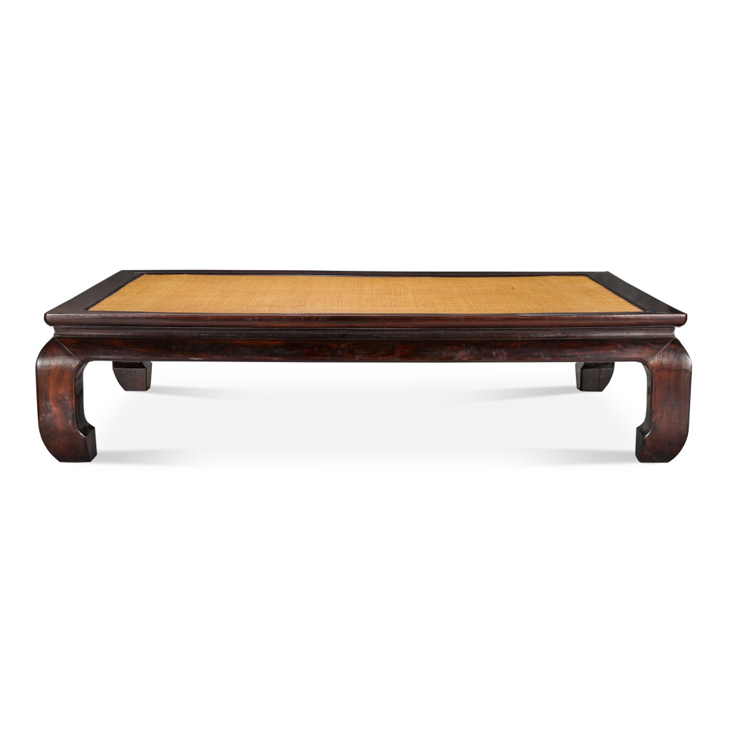 View full screen - View 1 of Lot 874. A large 'hongmu' day bed (Ta), Qing dynasty.