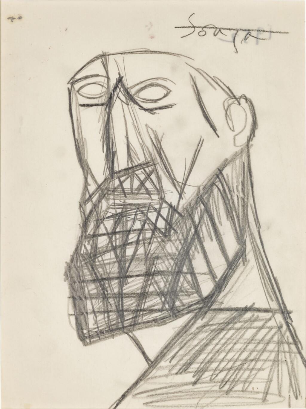 View full screen - View 1 of Lot 30. Untitled (Head of a Bearded Man).