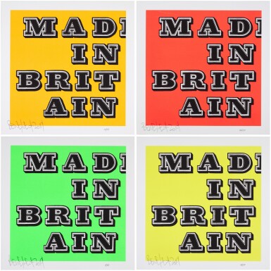 View full screen - View 1 of Lot 338. Mad in Britain (Orange; Yellow; Fluro Red; and Fluro Green).