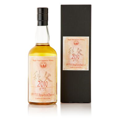 View full screen - View 1 of Lot 6151. 秩父 Chichibu 1st Fill Bourbon Barrel Cask #755 62.1 abv 2010 (1 BT70).
