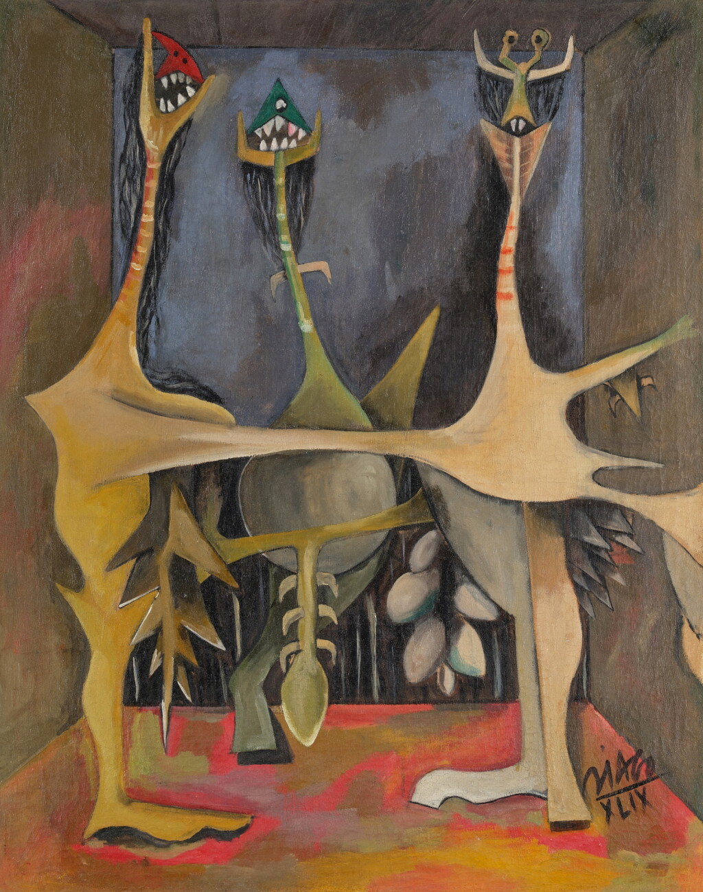 View full screen - View 1 of Lot 1246. Painting (Oraculo II).