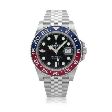 View full screen - View 1 of Lot 553. 'Pepsi' GMT-Master II, Ref. 126710BLRO Stainless steel dual time wristwatch with date and bracelet Circa 2019 | 勞力士 126710BLRO型號「'Pepsi' GMT-Master II」精鋼兩地時間鍊帶腕錶備日期顯示,年份約2019.