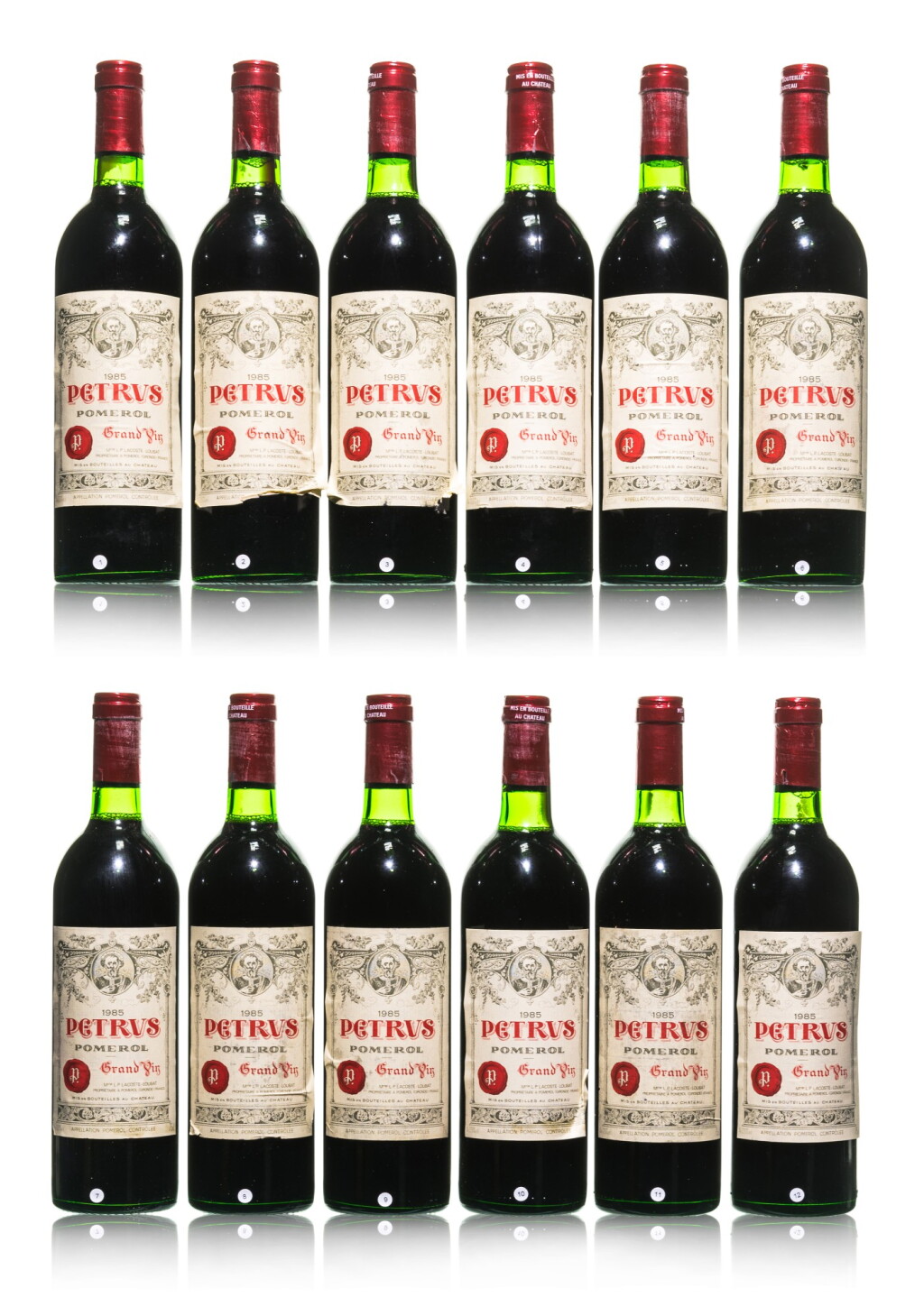 View full screen - View 1 of Lot 65. Petrus 1985 (12 BT).