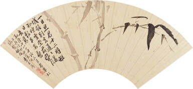 View full screen - View 1 of Lot 5049. 李方膺 墨竹|Li Fangying, Ink Bamboo.
