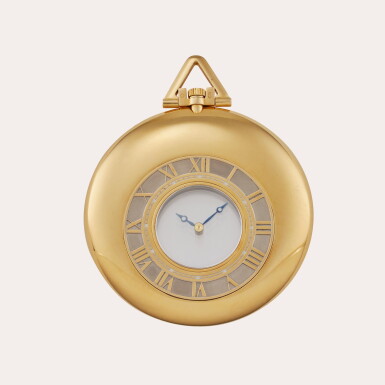 View full screen - View 1 of Lot 221. A yellow gold open faced mystery watch, Circa 1990.