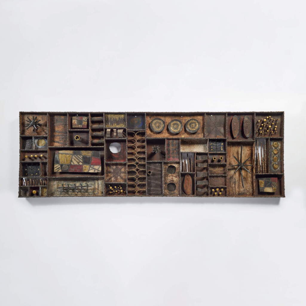 View full screen - View 1 of Lot 226. A Rare "Sculpture Front" Wall Panel.