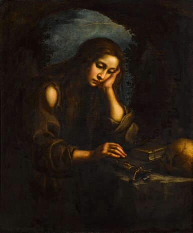 View full screen - View 1 of Lot 182. The Penitent Magdalene.