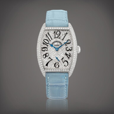 View full screen - View 1 of Lot 891. Sunset, Reference 7500 S6 D CD | A white gold and diamond-set wristwatch, Circa 2006 | Sunset 型號7500 S6 D CD | 白金鑲鑽石腕錶,約2006年製.
