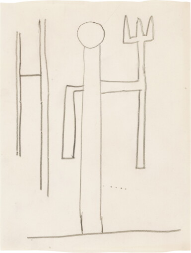 View full screen - View 1 of Lot 17. PABLO PICASSO | ETUDE POUR NEPTUNE.