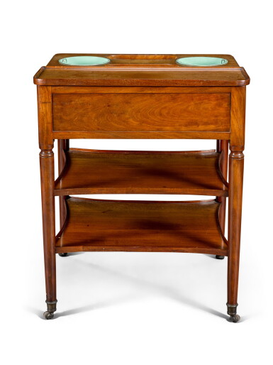 View full screen - View 1 of Lot 173. A Louis XVI mahogany rafraichissoir, circa 1790.