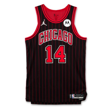 View full screen - View 1 of Lot 9. Matas Buzelis Chicago Bulls 2025-2026 Game Worn Statement Edition Jersey .
