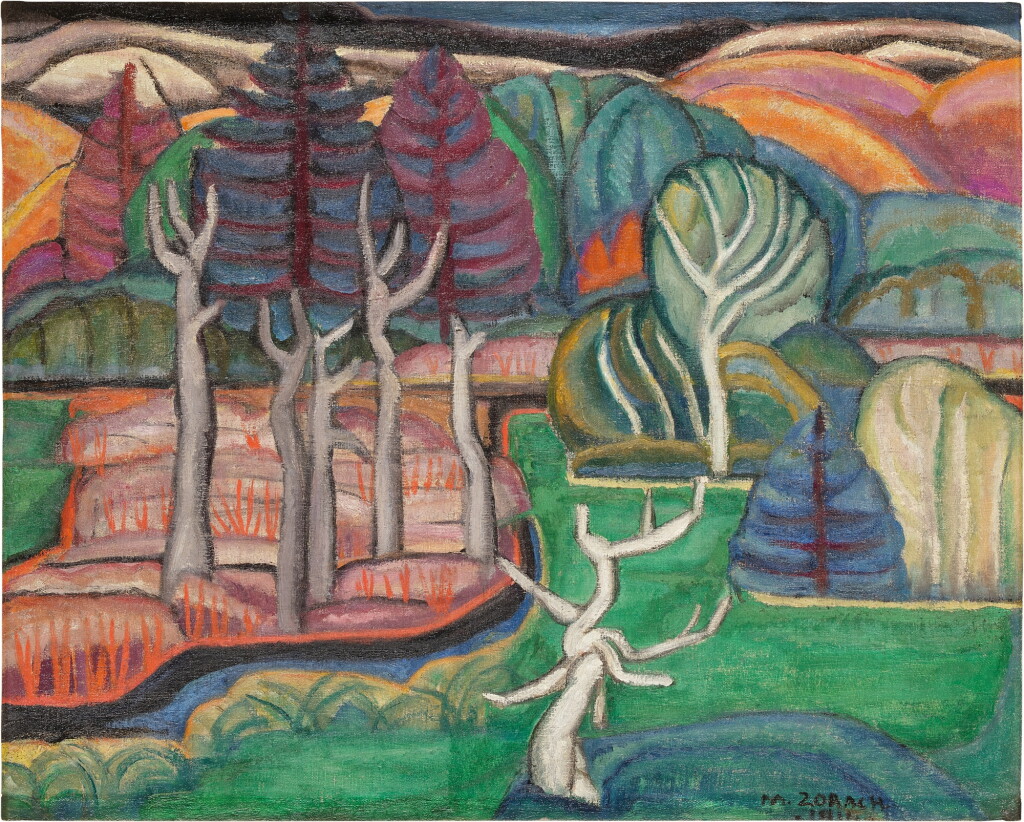 View full screen - View 1 of Lot 408. The Swamp and Portrait of a Man: A Double-Sided Work.