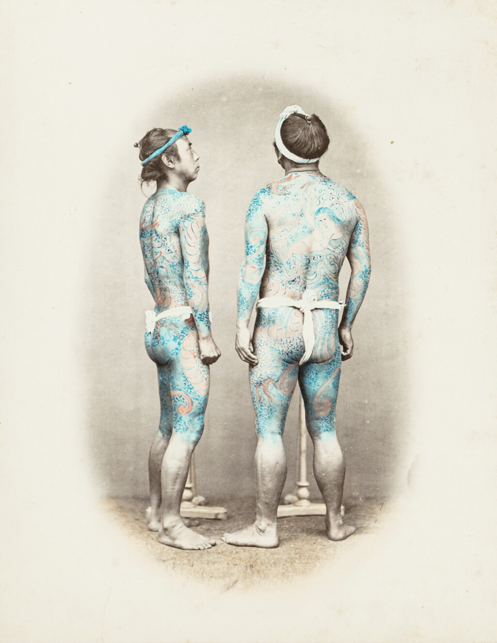 View full screen - View 1 of Lot 179. BARON RAIMUND VON STILLFRIED ET AUTRES ALBUM DE PORTRAITS ET DE VUES DU JAPON, CA. 1870 | An album of 25 portraits and views of Japan, mostly by Baron Raimund von Stillfried and others, ca. 1870.