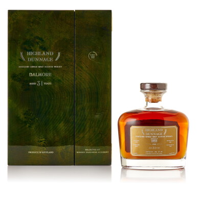 View full screen - View 1 of Lot 6579. Dalmore 31 Year Old Cask #9440 Highland Dunnage 53.3 abv 1990 (1 BT70).