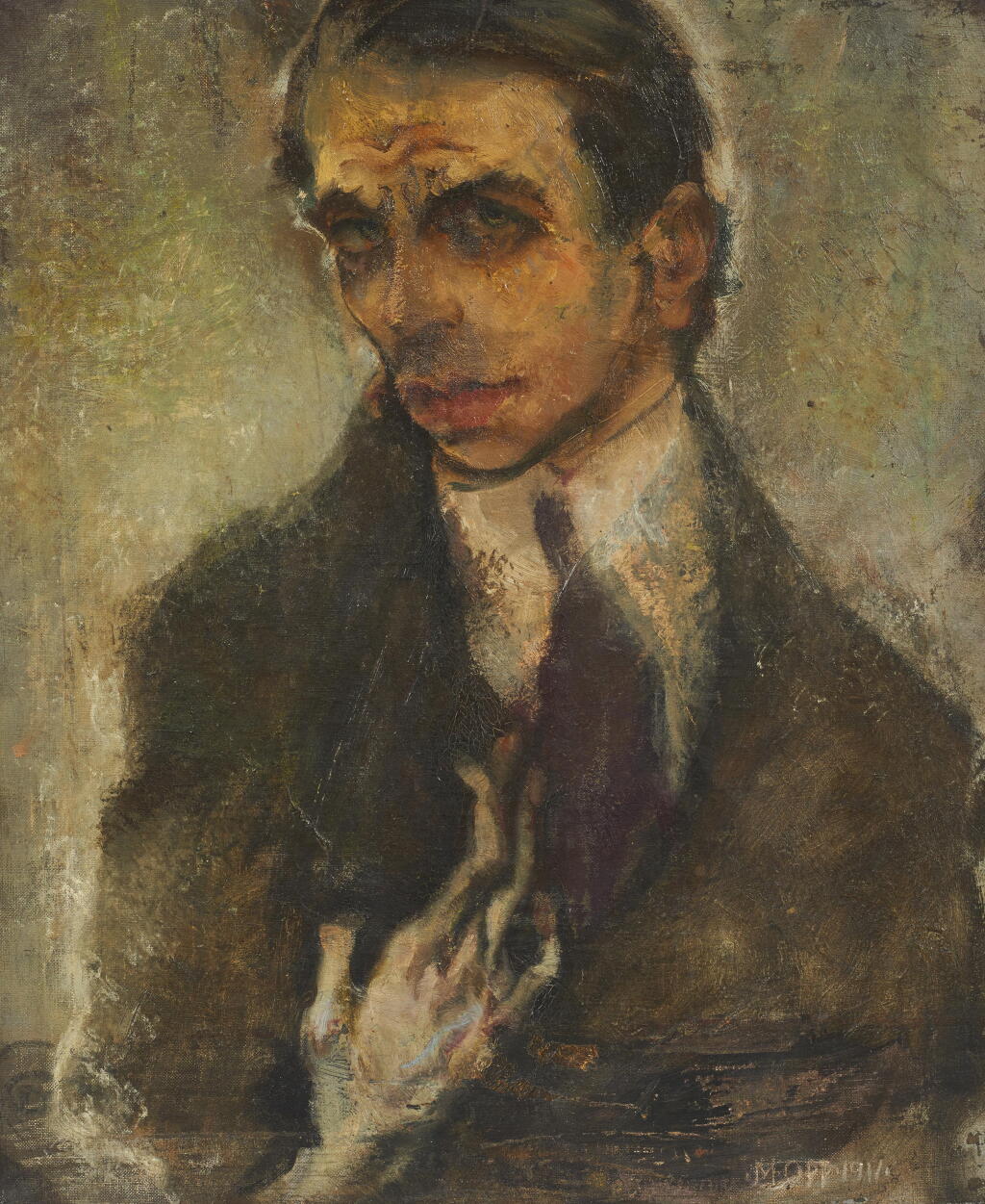 View full screen - View 1 of Lot 17. Selbstbildnis (Self-Portrait) .