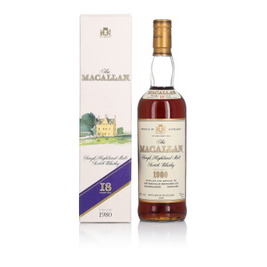 View full screen - View 1 of Lot 1019. The Macallan 18 Year Old 43.0 abv 1980 (1 bt 70cl).