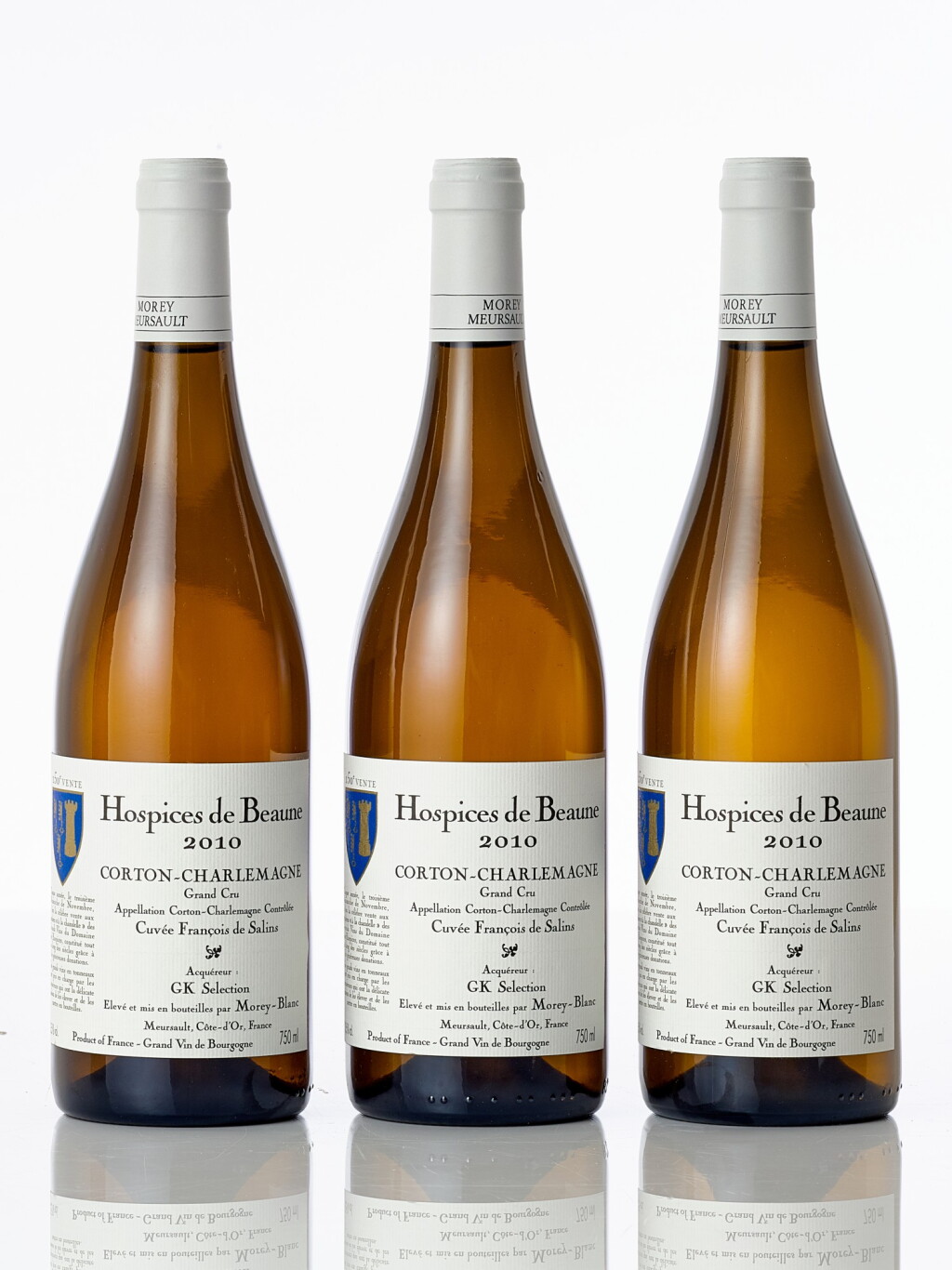 View full screen - View 1 of Lot 6776. Corton Charlemagne, Hospices de Beaune, Cuvée François de Salins 2010 (12 BT).