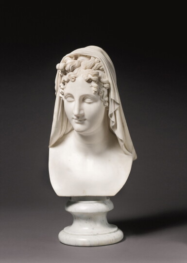 View full screen - View 1 of Lot 584. Bust of Beatrice.
