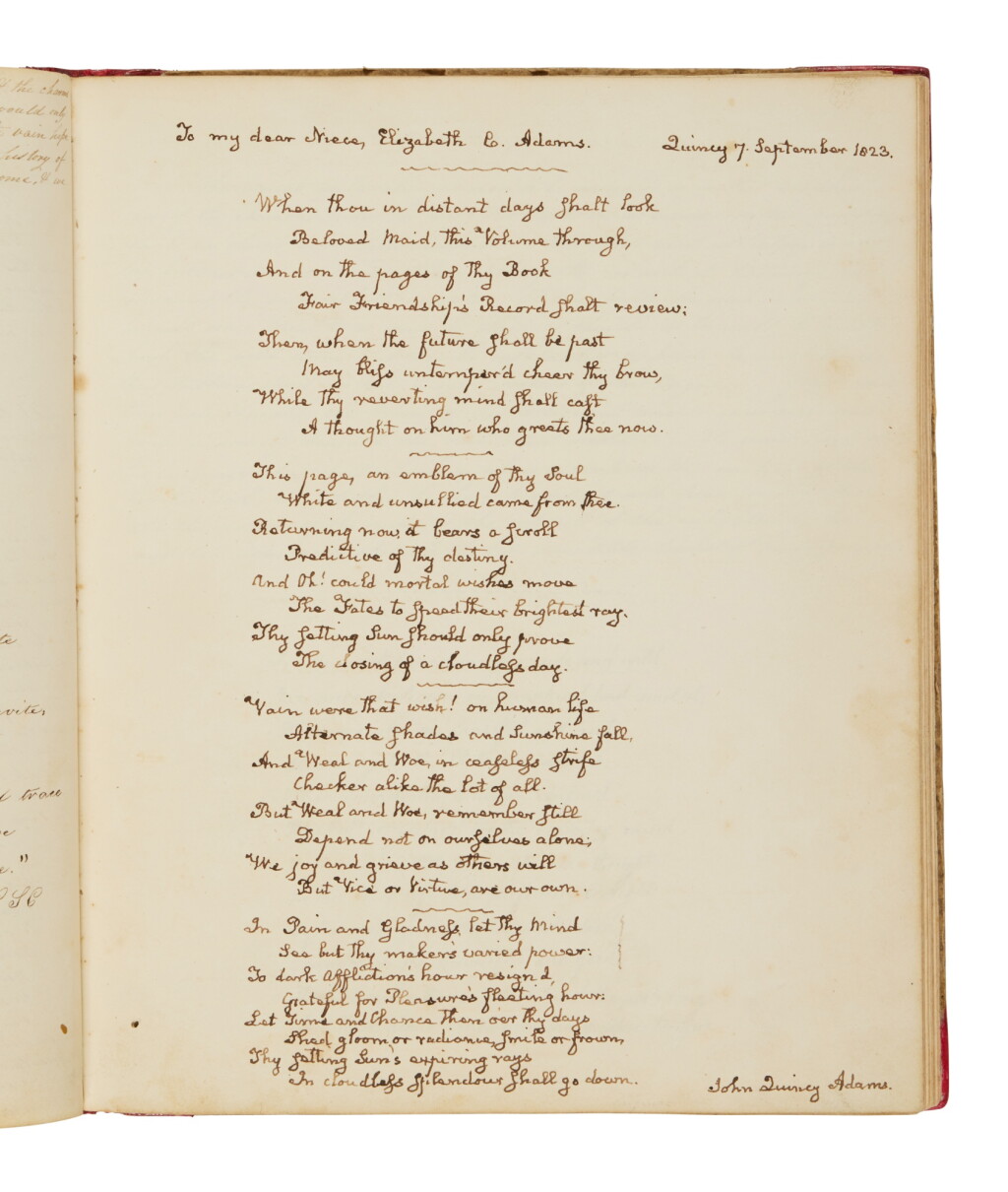 View full screen - View 1 of Lot 1110. Adams, Elizabeth C. | "Study therefore and practice the Decalogue and the Sermon on the Mount".