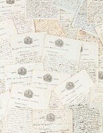Correspondance à sa "bonne mère", sa gouvernante Marie-Anne Dubois. 1792-1809. 56 lettres : les trois voyages européens.