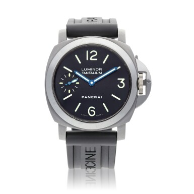 View full screen - View 1 of Lot 8215. Luminor Marina Tantalium, Reference PAM00172 | A limited edition tantalum wristwatch, Circa 2003 | 沛納海 | Luminor Marina Tantalium 型號PAM00172 | 限量版鉭金屬腕錶,約2003年製.