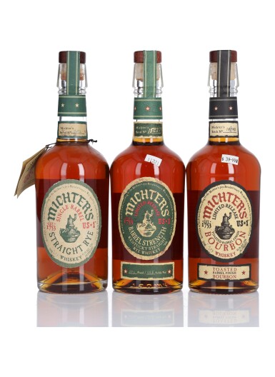 View full screen - View 1 of Lot 281. Michter's US*1 Mixed Case NV (3 Bottles 75cl).