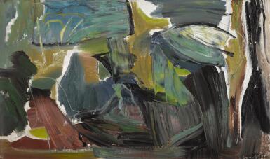 View full screen - View 1 of Lot 135. IVON HITCHENS | SPRING LIGHT OVER FOLIAGE.