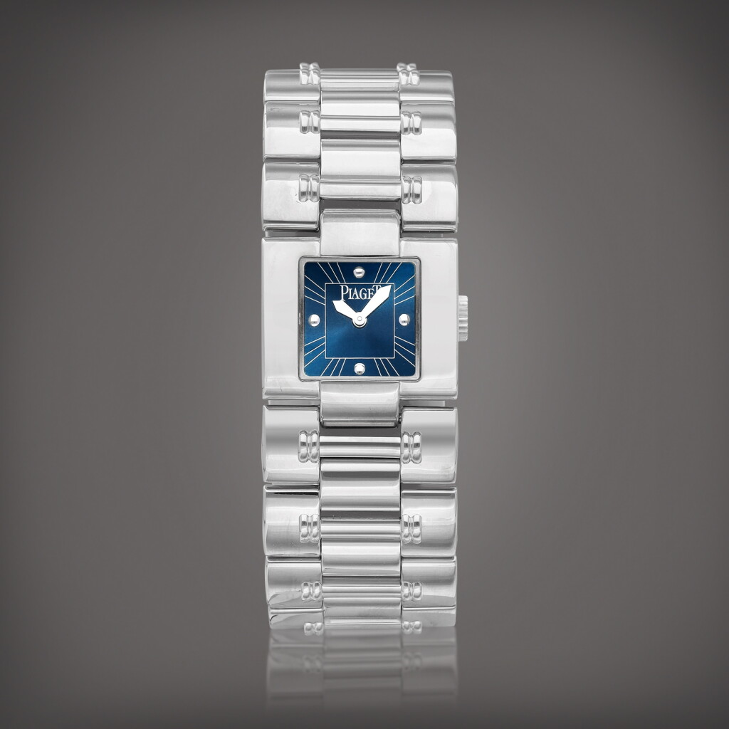 View full screen - View 1 of Lot 969. Dancer, Reference 50010 K 83 | A white gold bracelet watch, Circa 2000 | 伯爵 | Dancer 型號50010 K 83 | 白金鏈帶腕錶,約2000年製.
