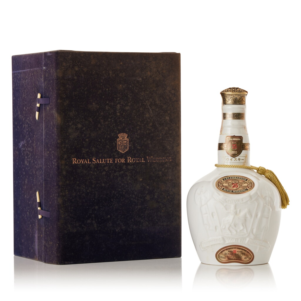 View full screen - View 1 of Lot 9733. Chivas Royal Salute 25 Year Old for Royal Wedding 1993 / Marriage of Japanese Crown Prince 40.0 abv NV (1 BT70).