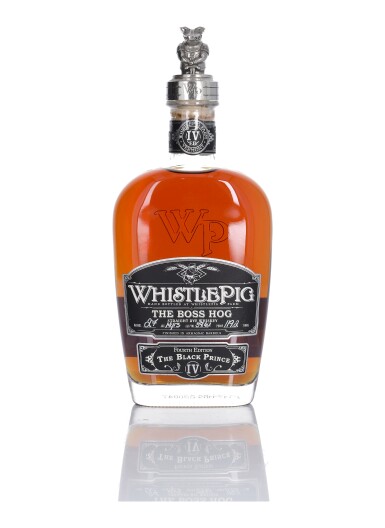 View full screen - View 1 of Lot 301. WhistlePig The Boss Hog 4th Edition "The Black Prince" 14 Year Old 119.2 Proof NV (1 Bottle 75cl).