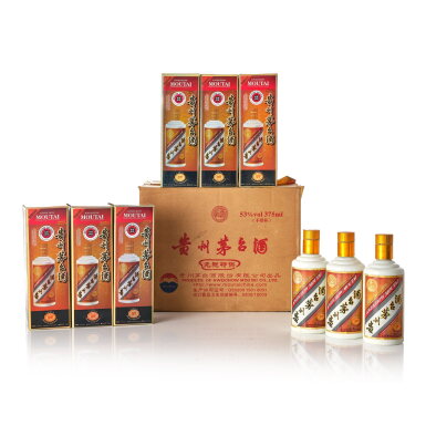View full screen - View 1 of Lot 7224. 2013年產貴州茅台酒小批量勾兌 - 卡慕茅台 Kweichow Moutai Small Batch Blended (Camus Moutai) 2013 (12 BT37).