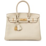 Craie Togo Birkin 30 Gold Hardware, 2015