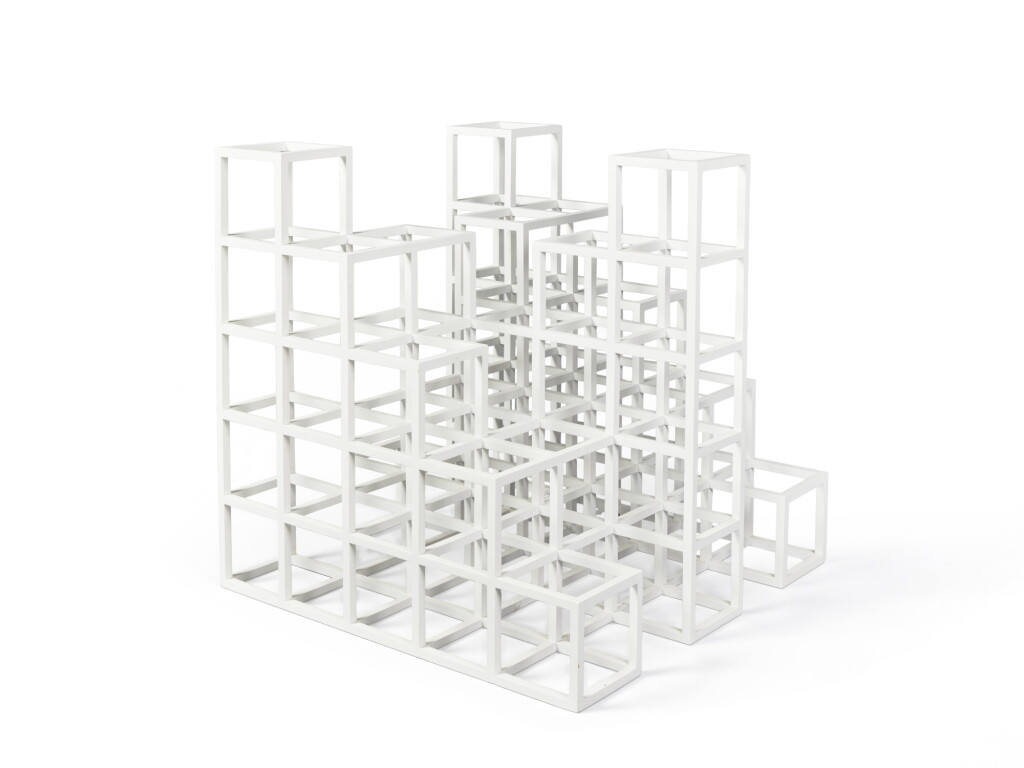 View full screen - View 1 of Lot 237. Cube Structures Based on Five Modules.