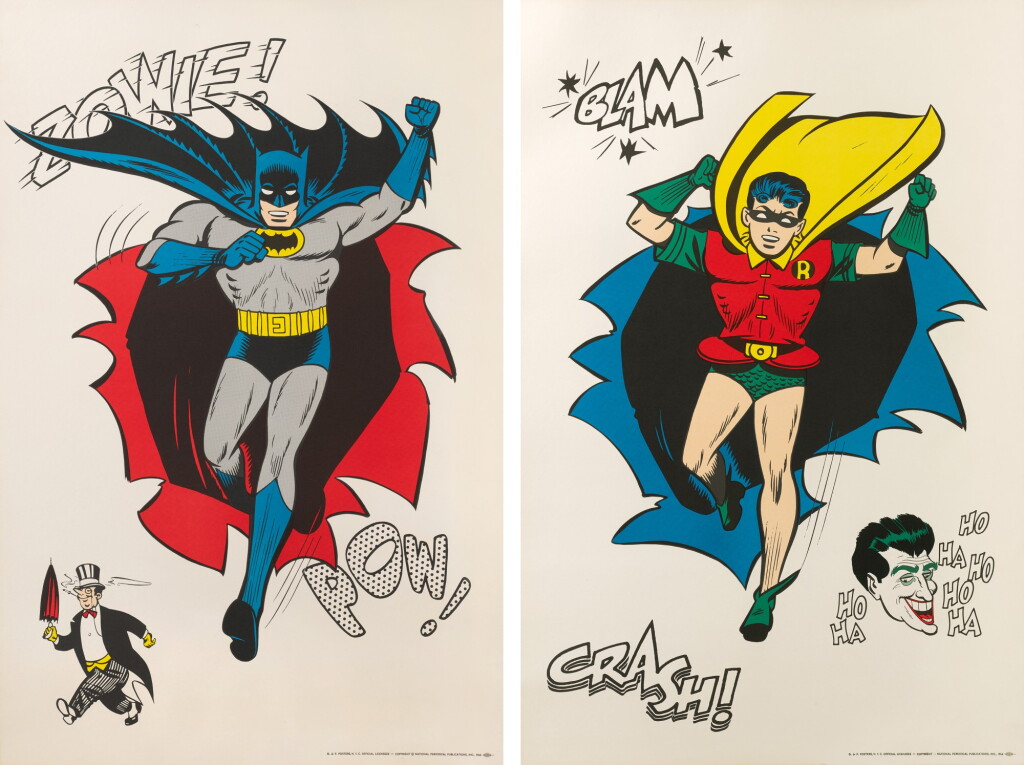 View full screen - View 1 of Lot 118. BATMAN AND ROBIN (1966) TWO POSTERS, US.