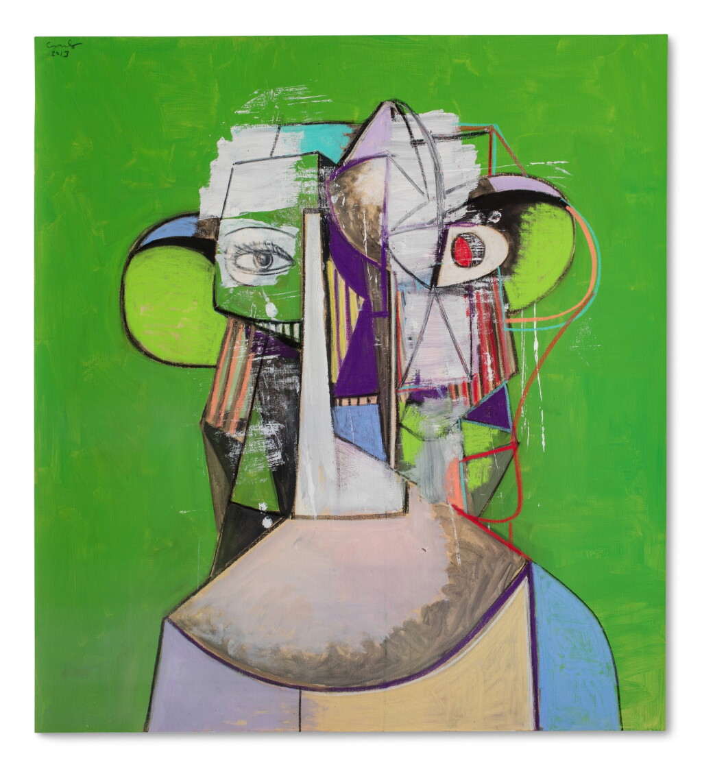 View full screen - View 1 of Lot 22. Green Head Composition.