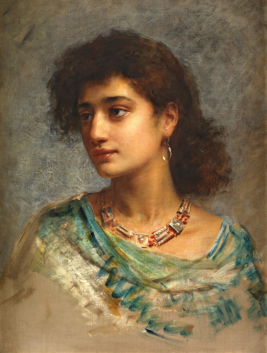 View full screen - View 1 of Lot 214. EDWIN LONGSDEN LONG, R.A. | NOUZHATOUL-AOUADAT (DELIGHT OF THE HOME).