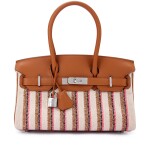 Gold Swift and Black, Ecru and Rose Pop Toile Shoulder Birkin 29 Palladium Hardware, 2025