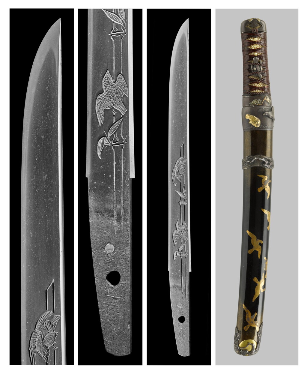 View full screen - View 1 of Lot 42. A fine tanto | Edo - Meiji period, 19th century.